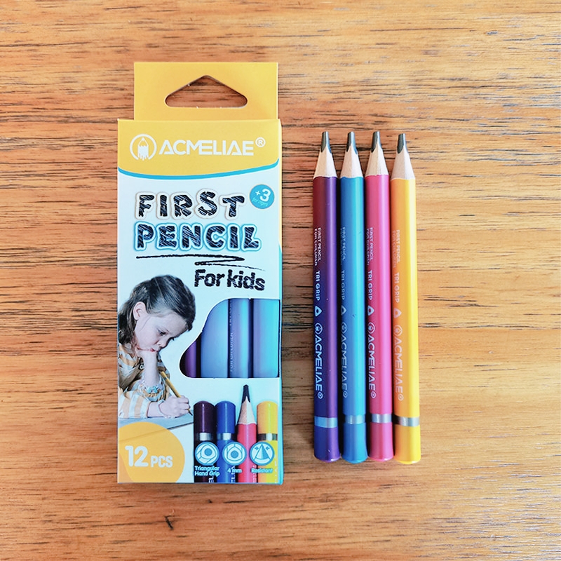 Jumbo Mini HB Pencil with dipped in triangular