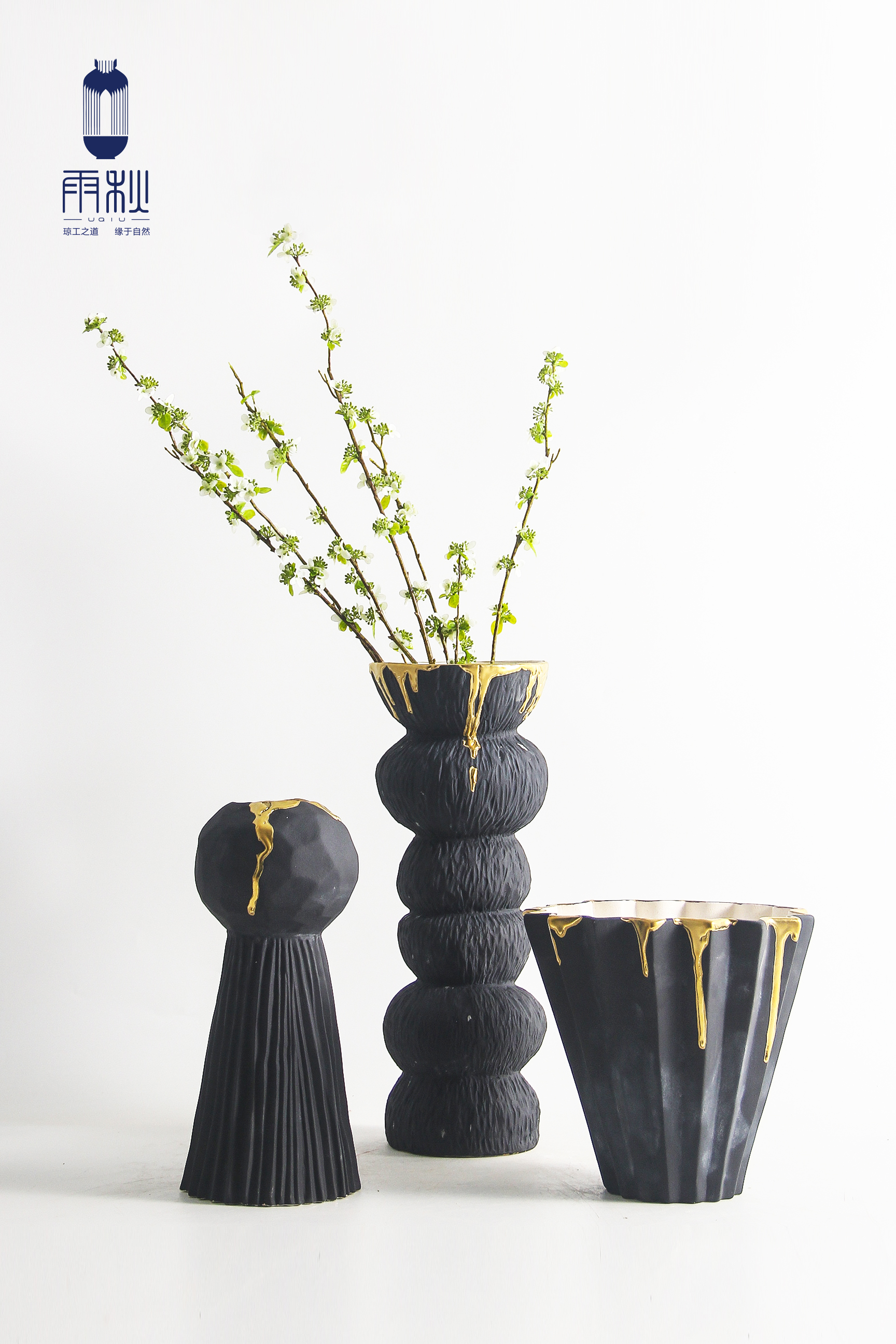 High temperature porcelain decoration ornaments/vase