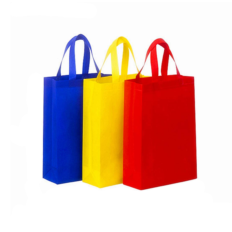 Wholesale Custom Laminated Hot Pressed Non Woven Shopping Bag Folding Tote Bag Sewing Non Woven Bag