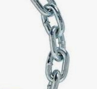 British standard long loop welded link chain