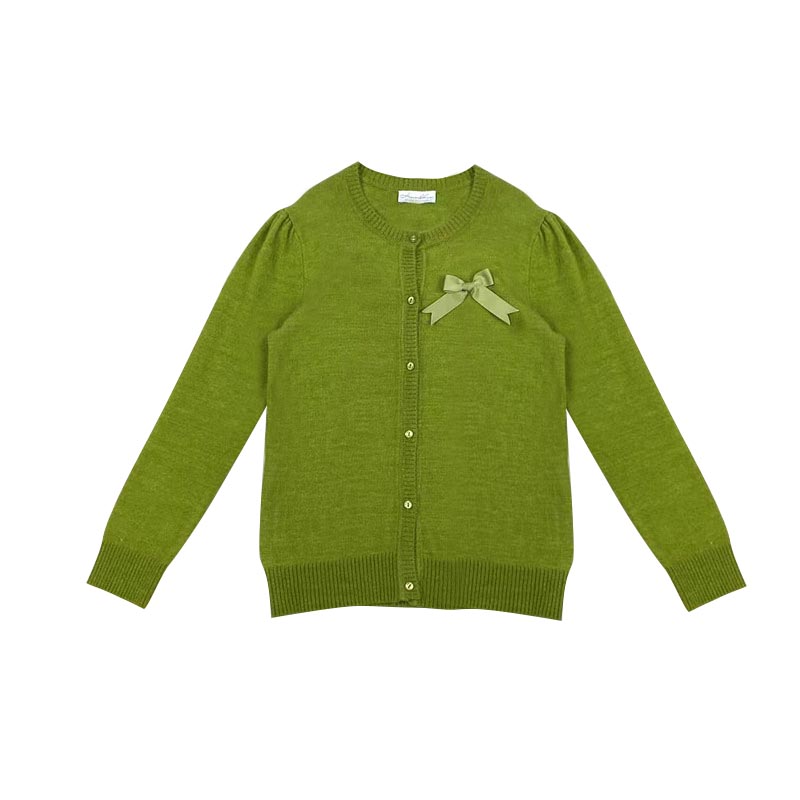Women's Crew-neck Cardigan Sweater