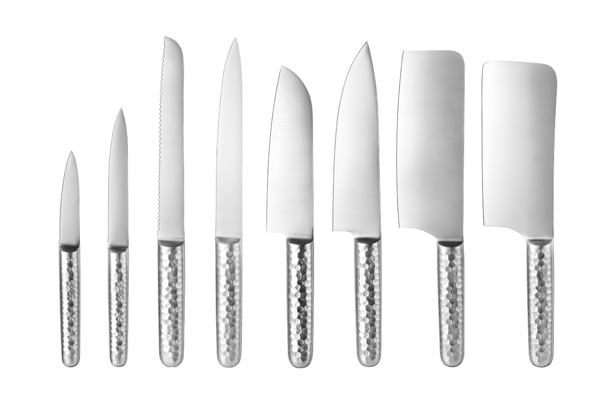Honeycomb Pattern design Hollow Handle Knife Set