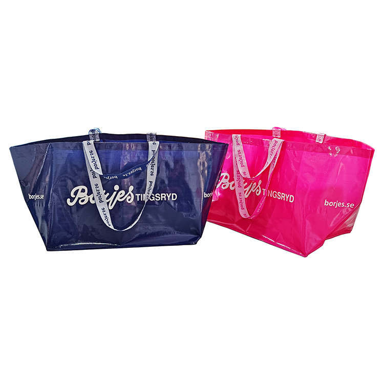 Colorful custom furniture storage bag large pp woven tote bag