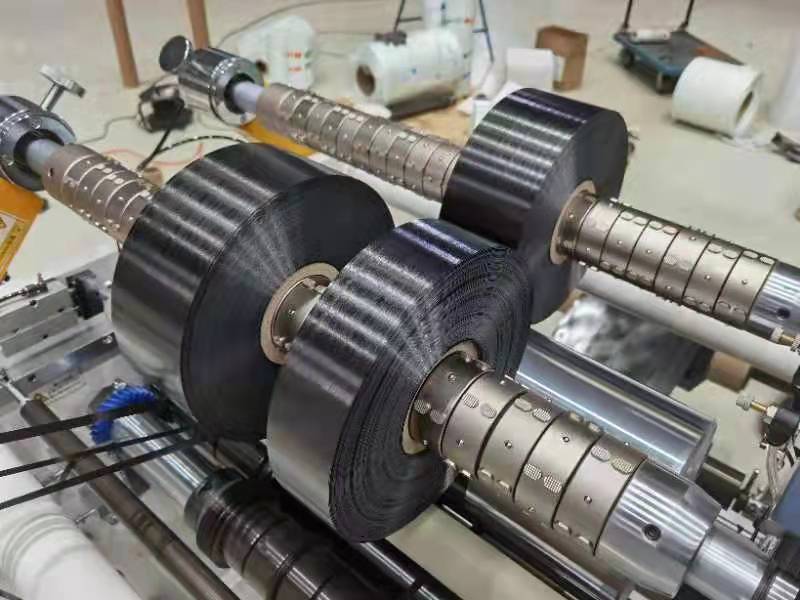 Carbon( Glass )Fiber UD Tape Prepreg Slitting Machine；CFRTP UD Tape Slitting Machine；
