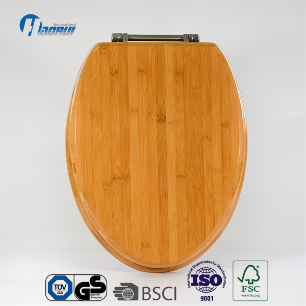 Bamboo Toilet seat ,US size toilet seat 19 inch toilet seat