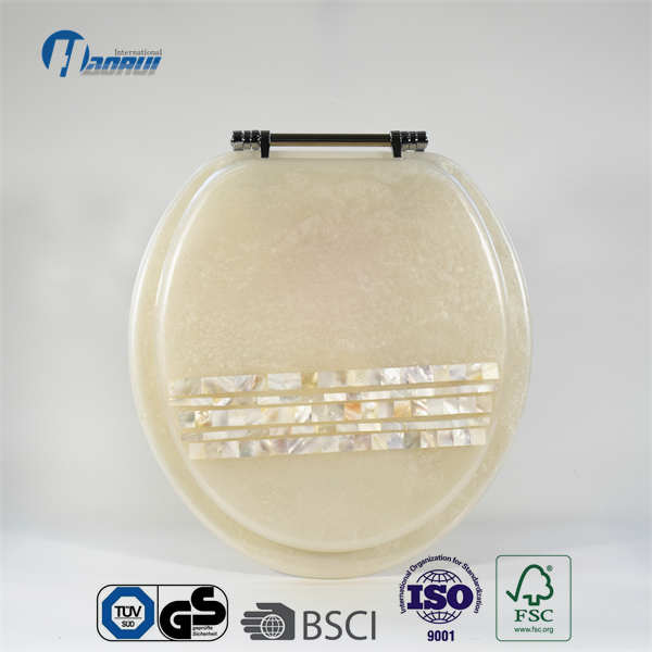 Toilet seat , Polyresin toilet seat