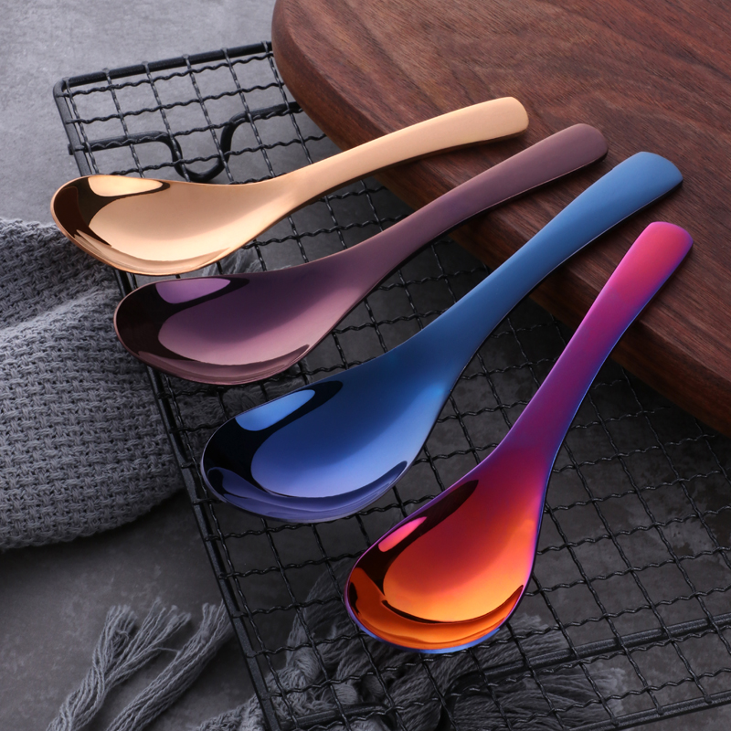 stainless steel spoon