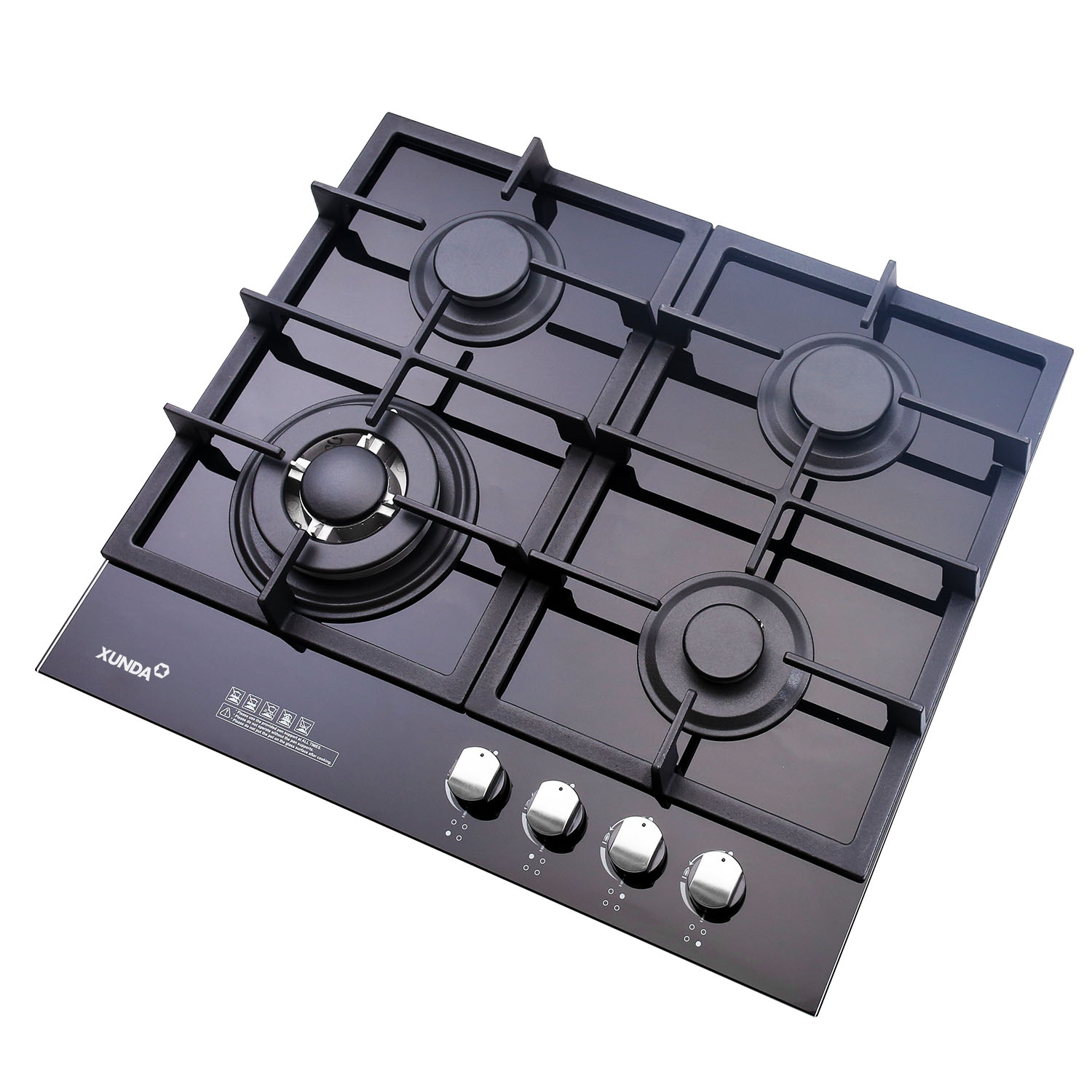 XUNDA 4 burners European style built in gas hob F4-B60L2B