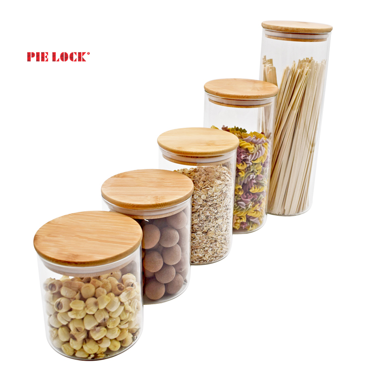 Glass storage jar