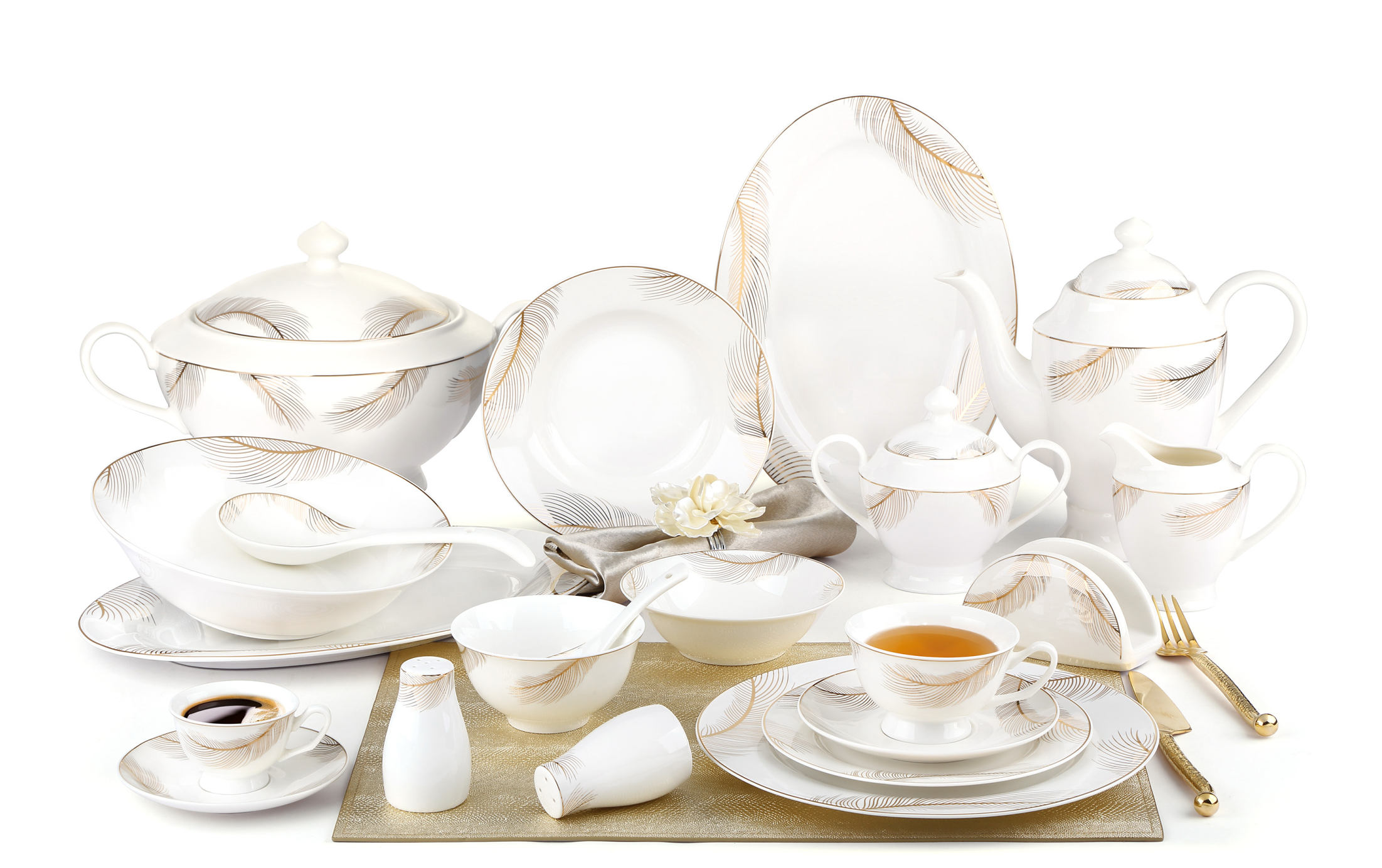 New bone china dinner set dinner dinnerware tableware
