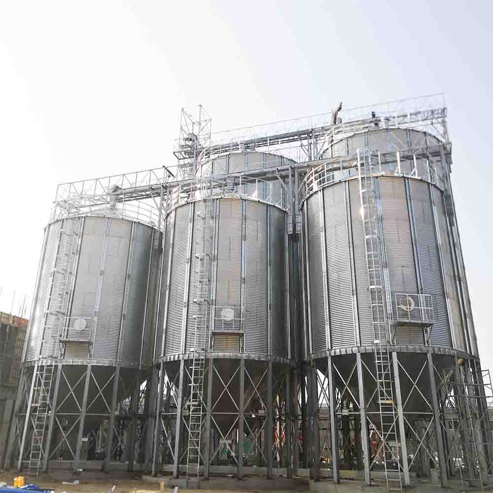 500 Ton Barley Storage Silo China Silo Manufacturer Grain Storage Solution Steel Silo for Grain