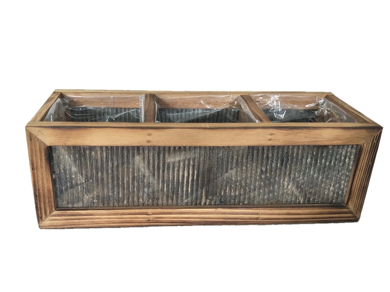 Wooden planter