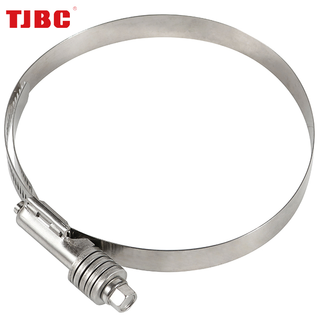 15.8mm bandwidth american type heavy duty constant tension hose clamp