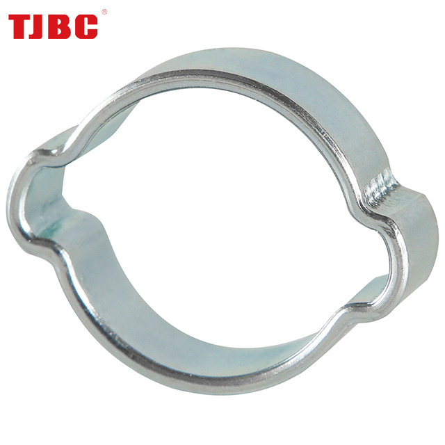 Double ear hose clamp