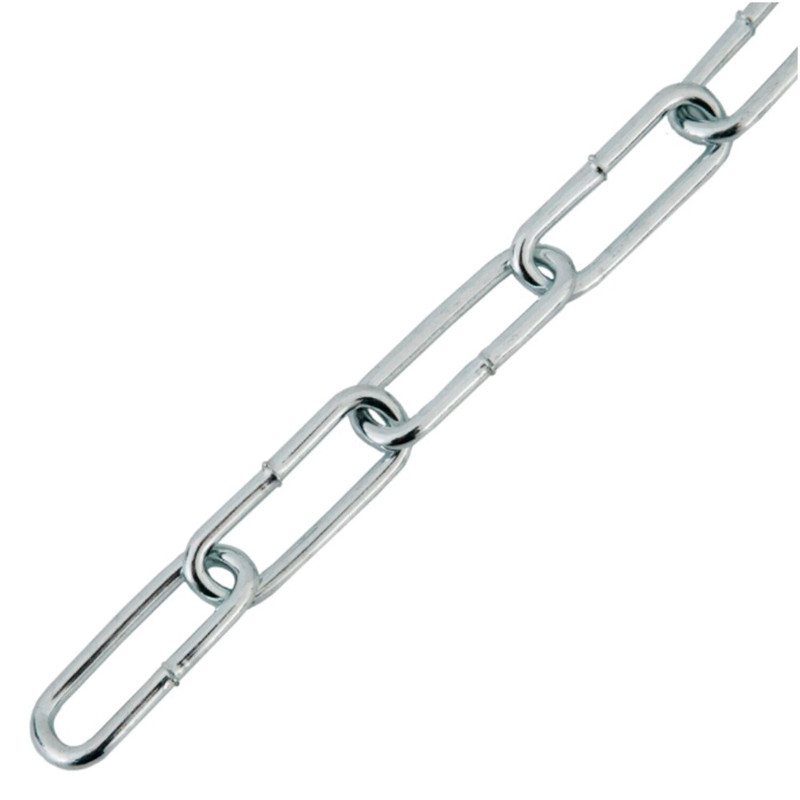 Galvanized DIN5685C Long Link Chain