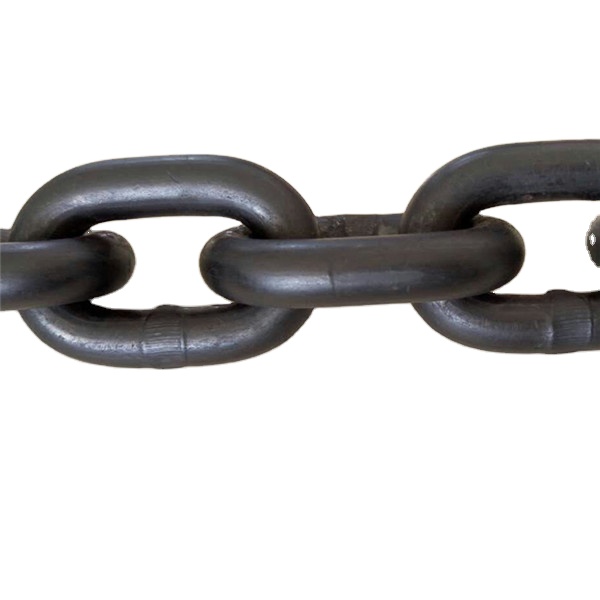 Deburring link chain