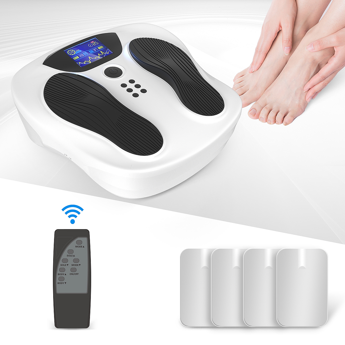 Hot Sell Foot Tens Massager Vibration Adjustable Massager Device Foot For Relax Foot Muscle