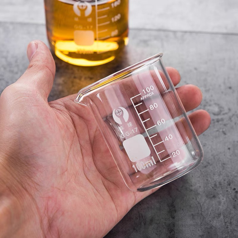 CTransparent Glass 50ml 100ml 200ml 250ml 500ml 1000ml Wholesale Glass Beakerc