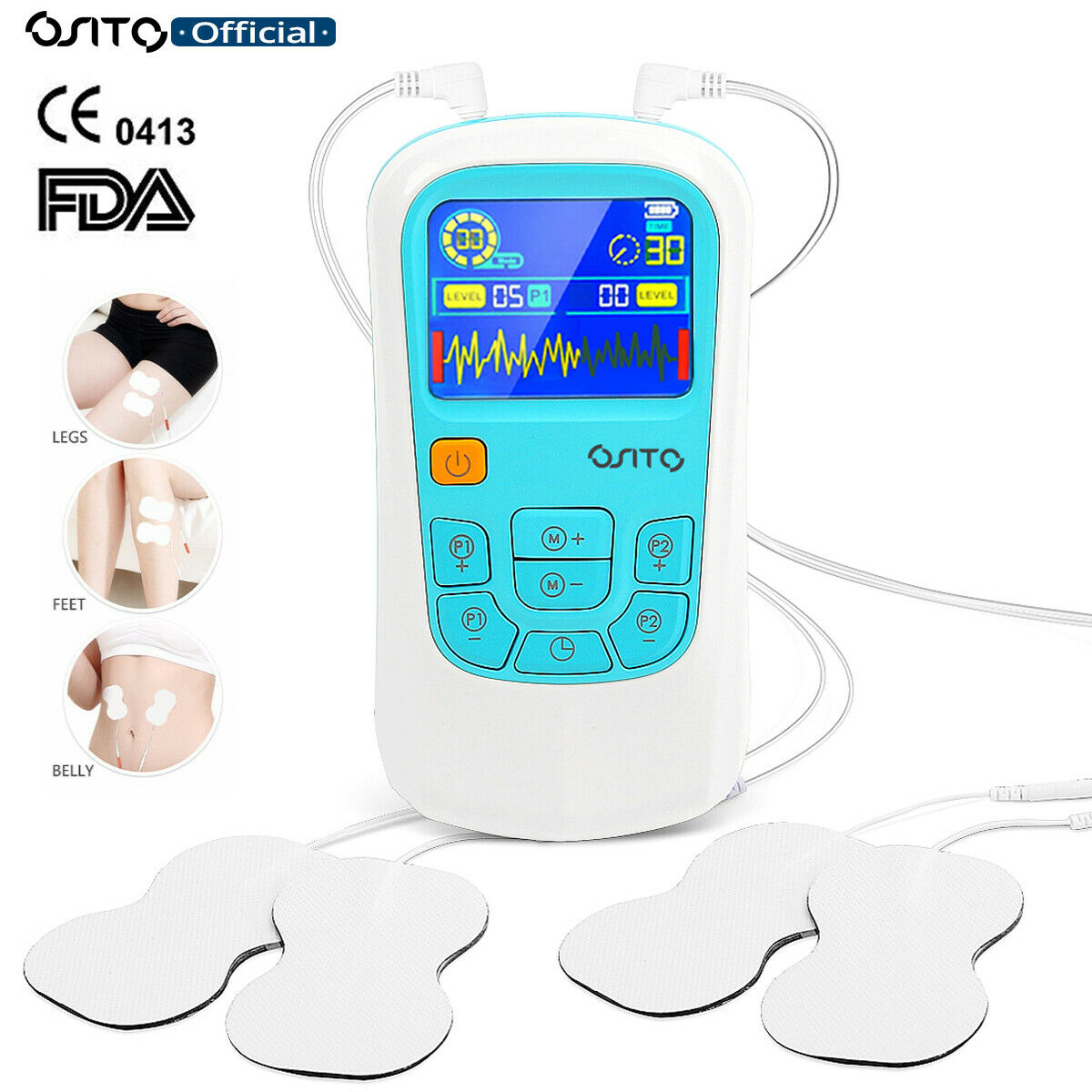Low frequency Tens Unit Device Blood Circulation Physical therapy equipments body massager