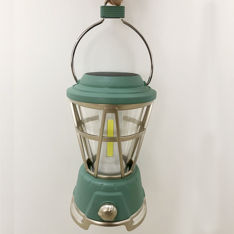 2022 NEW AMAZON 3 COB Outdoor Hanging Lantern Lamps LED Battery Powered dimming Camping TENT LAMP