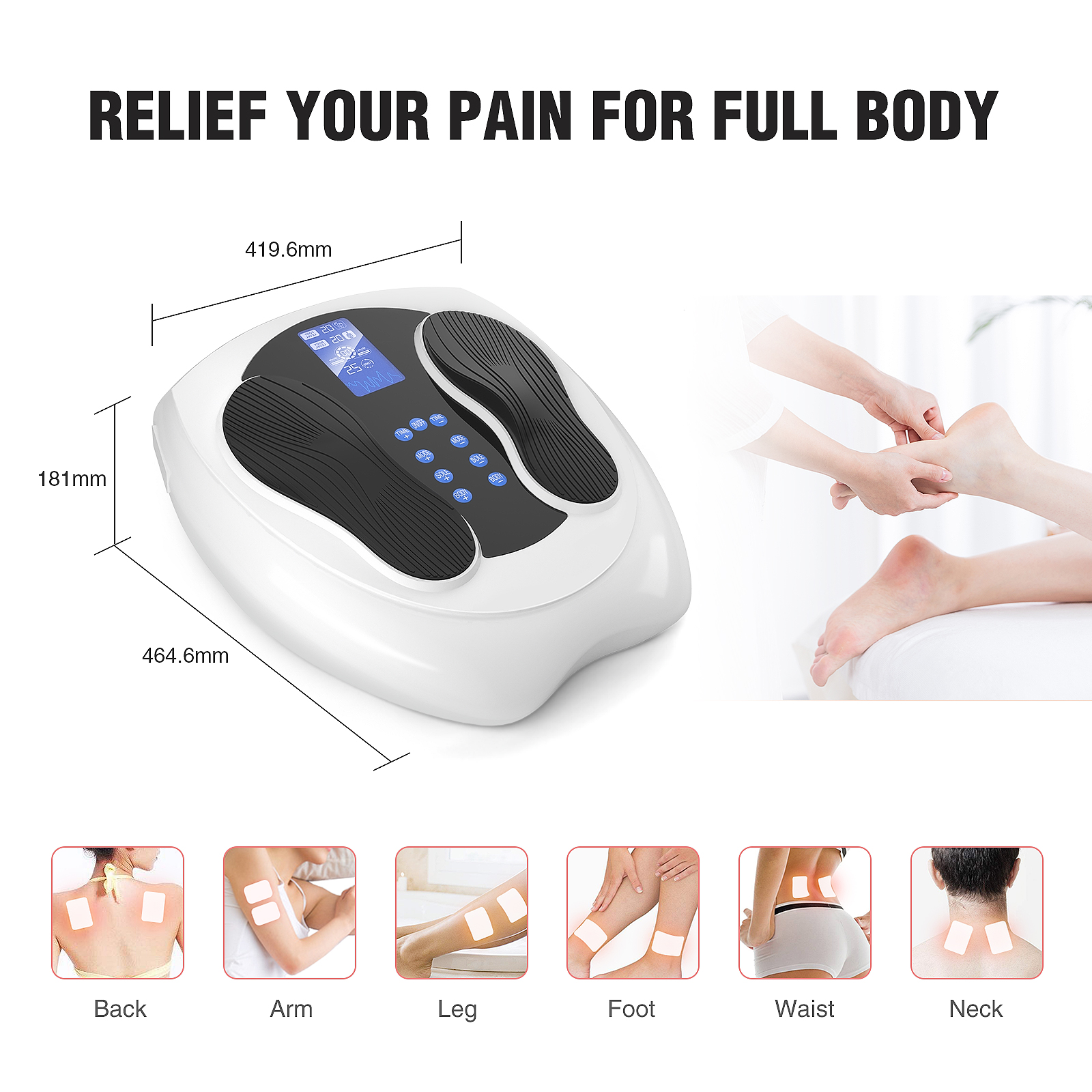 Hot Ems Muscle Stimulator Foot Massager Foot Care Circulation Device Leg massager machine