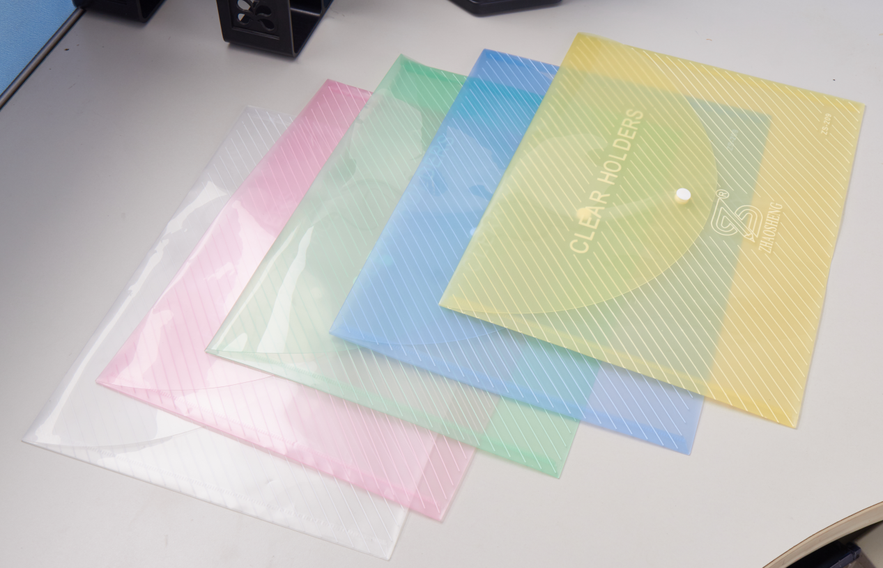 Clear Bag with Button