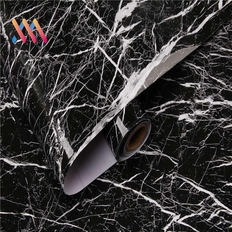 Glossy marble wallpaper sticker