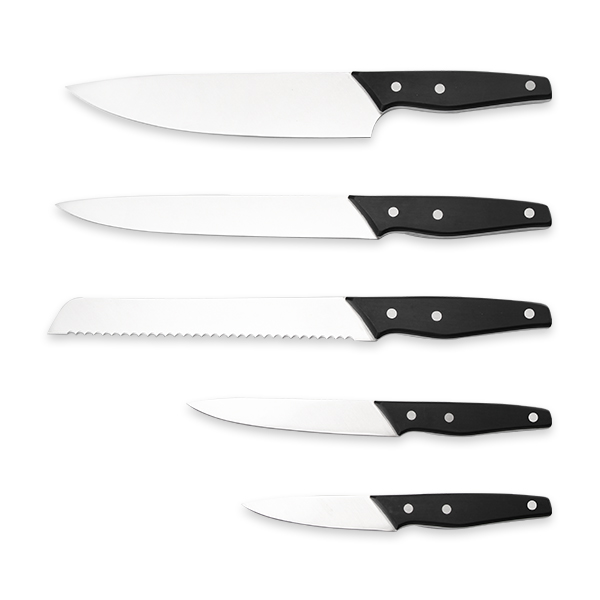 Kitchen knife series plastic handle