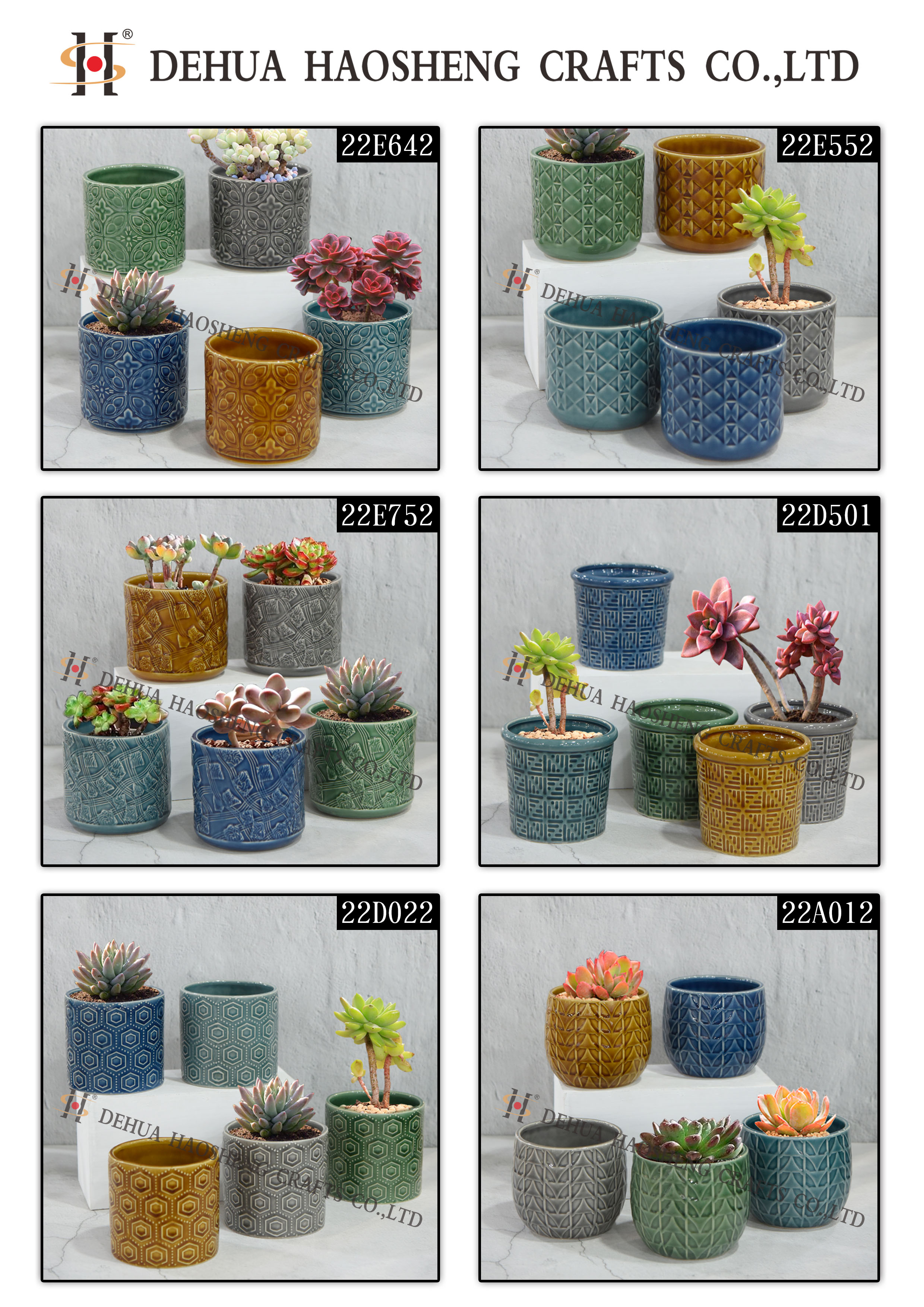 stoneware flower pot