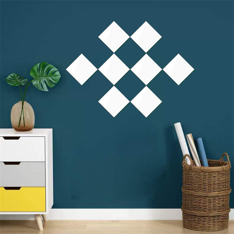Small square simple creative combination mirror hanging wall