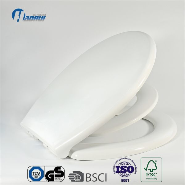 Toilet seat , Family seat cover , Plastic family toilet seat , soft close and quick relase seat