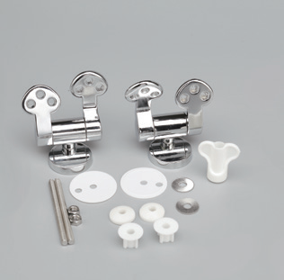 Toilet seat, hinge, soft close hinge , zinc alloy plated material , metal hinge , fitting parts .