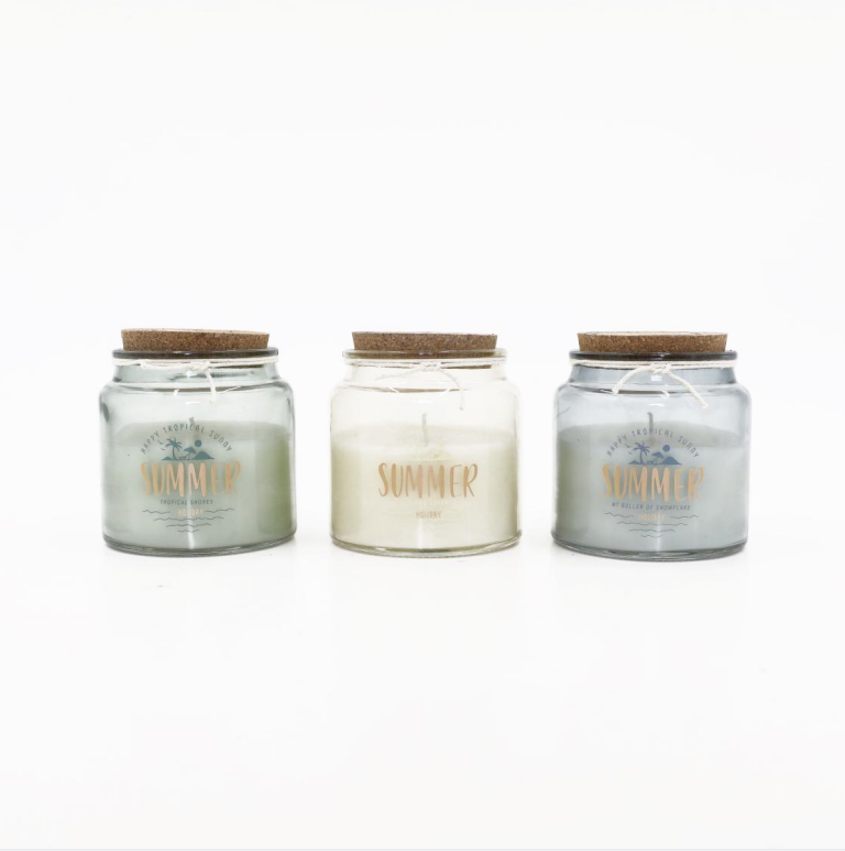 Yakee Glass Candle With Cork