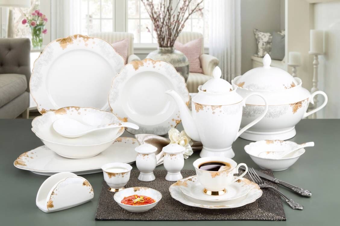 New bone china dinner set dinnerware tableware