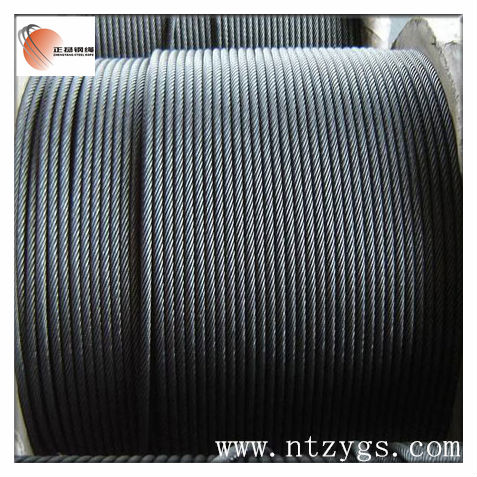 Steel wire rope for suspended platform