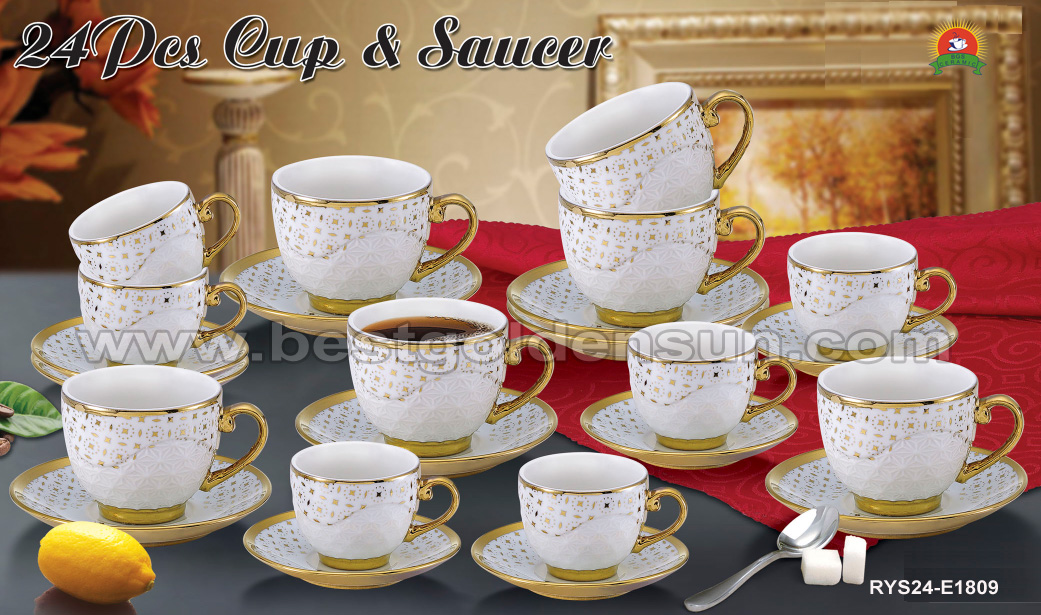 24pcs Coffee Cup&saucer