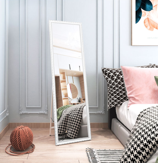 Full-body floor dressing mirror home bedroom show height show thin