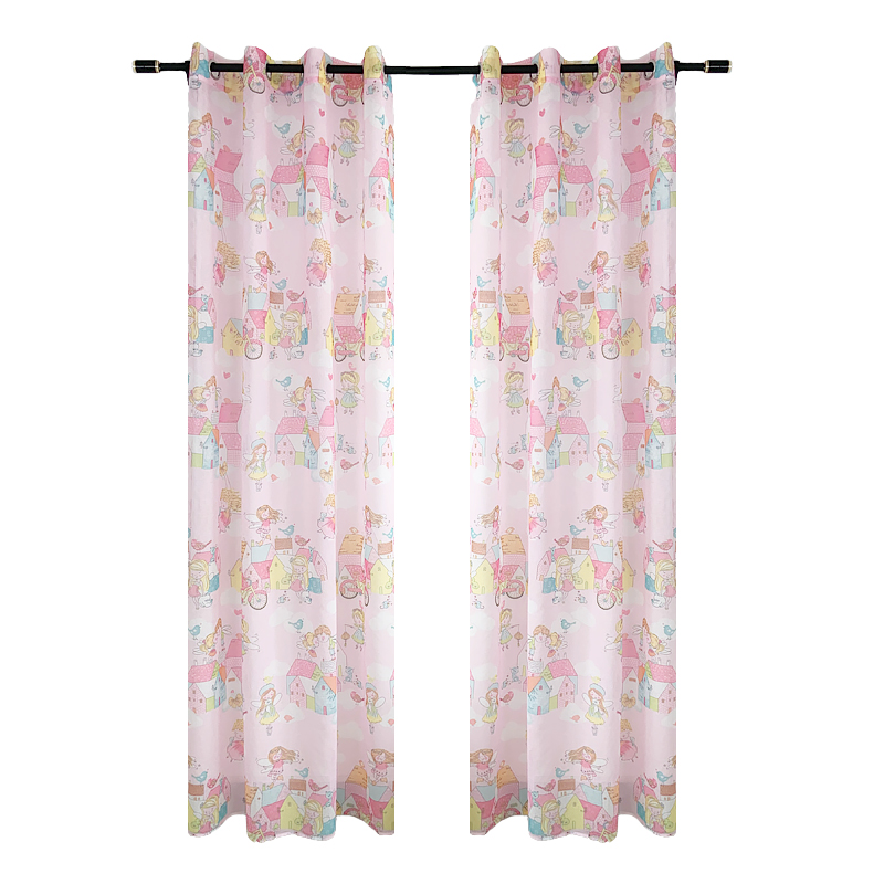 A4066 Cartoon printed curtain