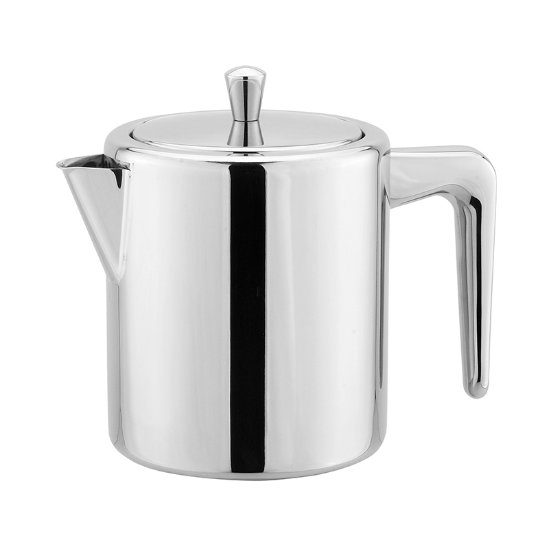 Stainless steel single wall insulated thermal tea maker teapot with with removable infuser teakettle