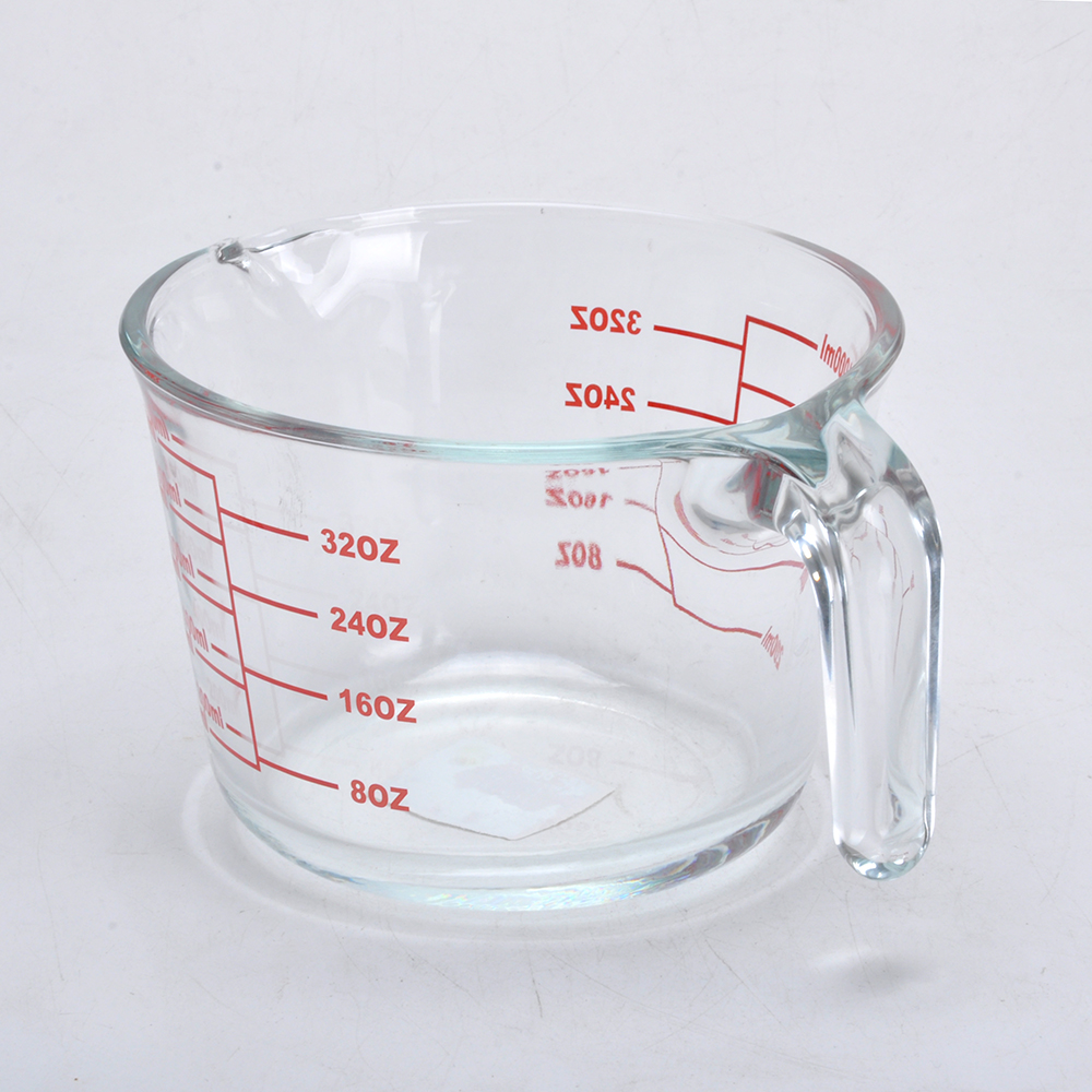 Wholesale 1L Borosilicate Glass Measuring Jug Pyrex Glass Measuring Cup