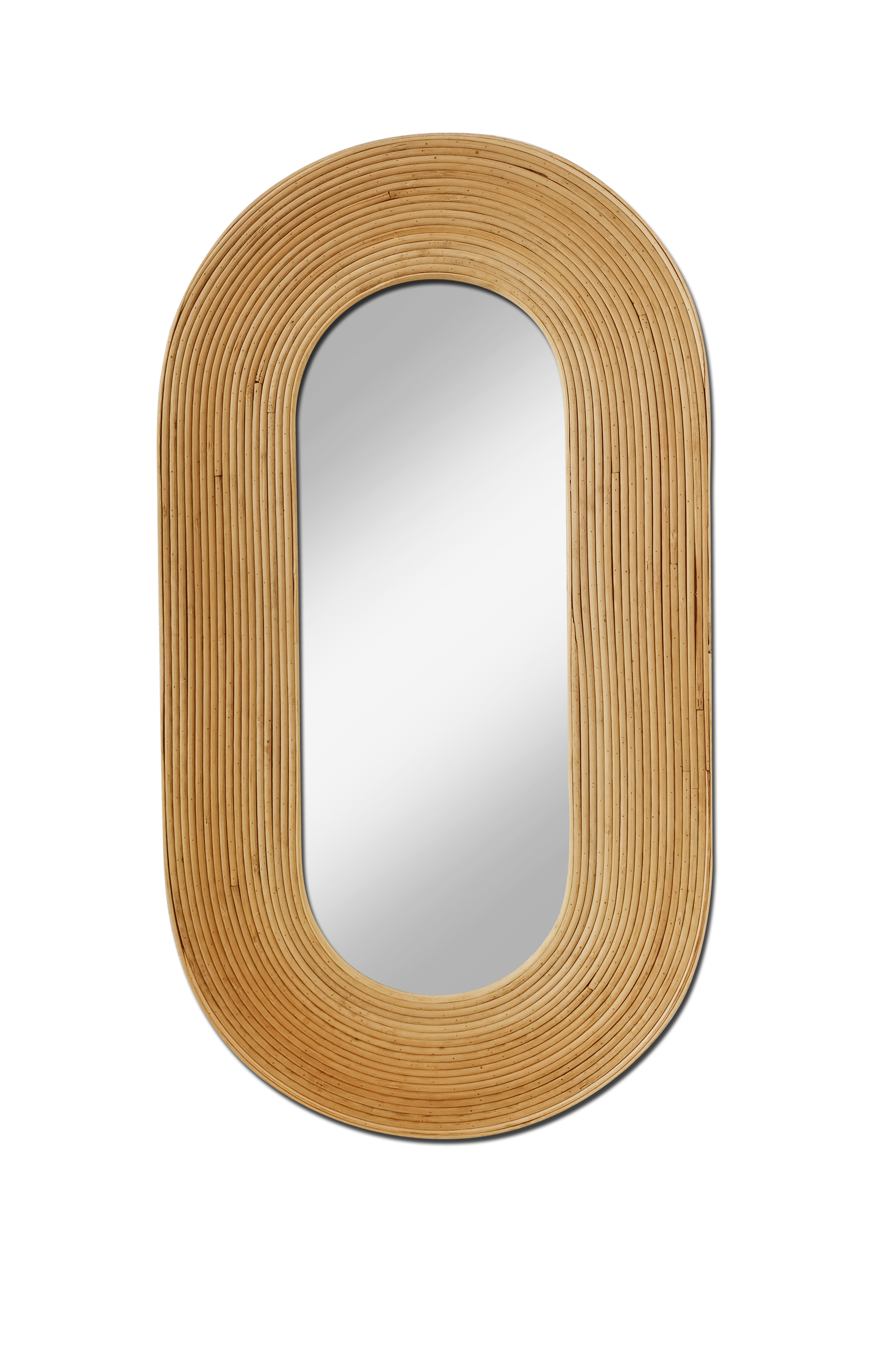 Wooden framed mirror