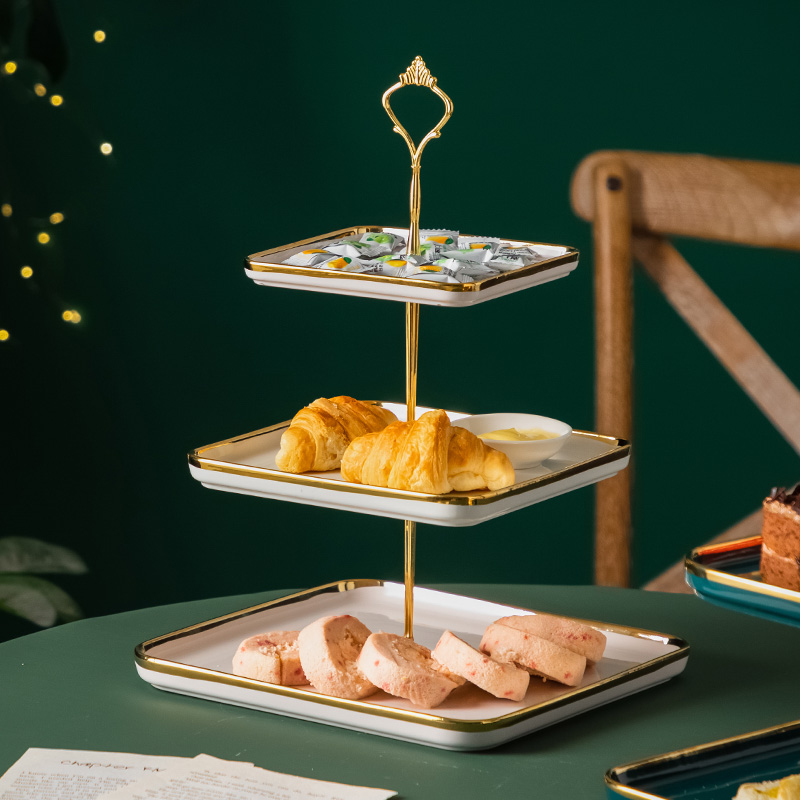 3 tier plate
