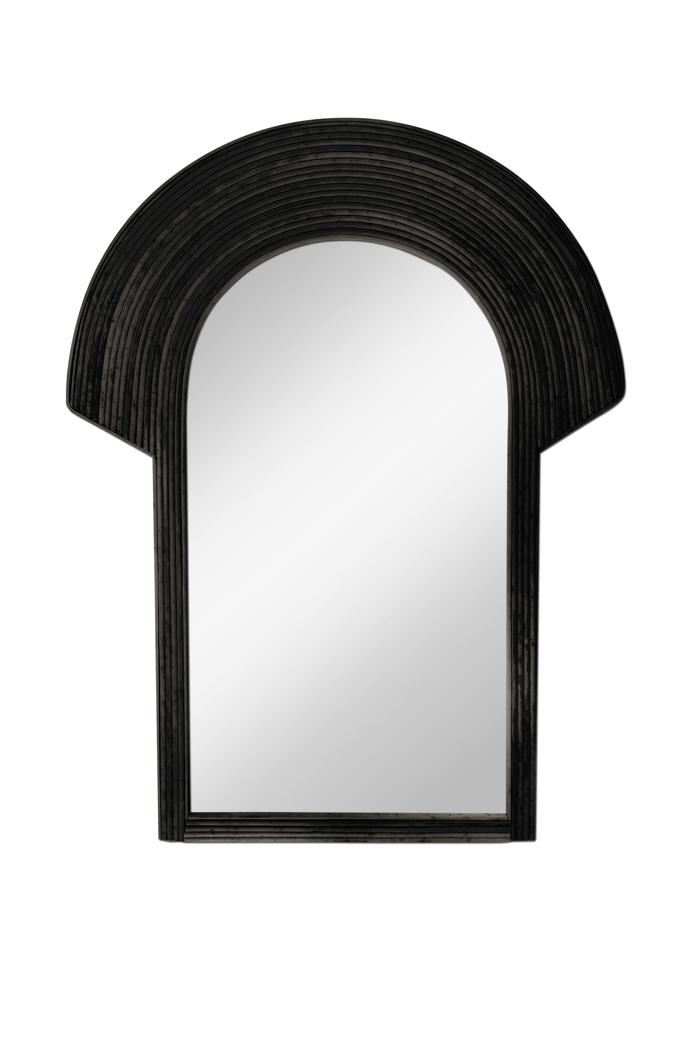 wooden framed mirror