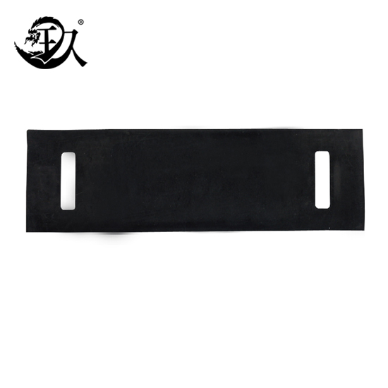 Black rubber belt protector