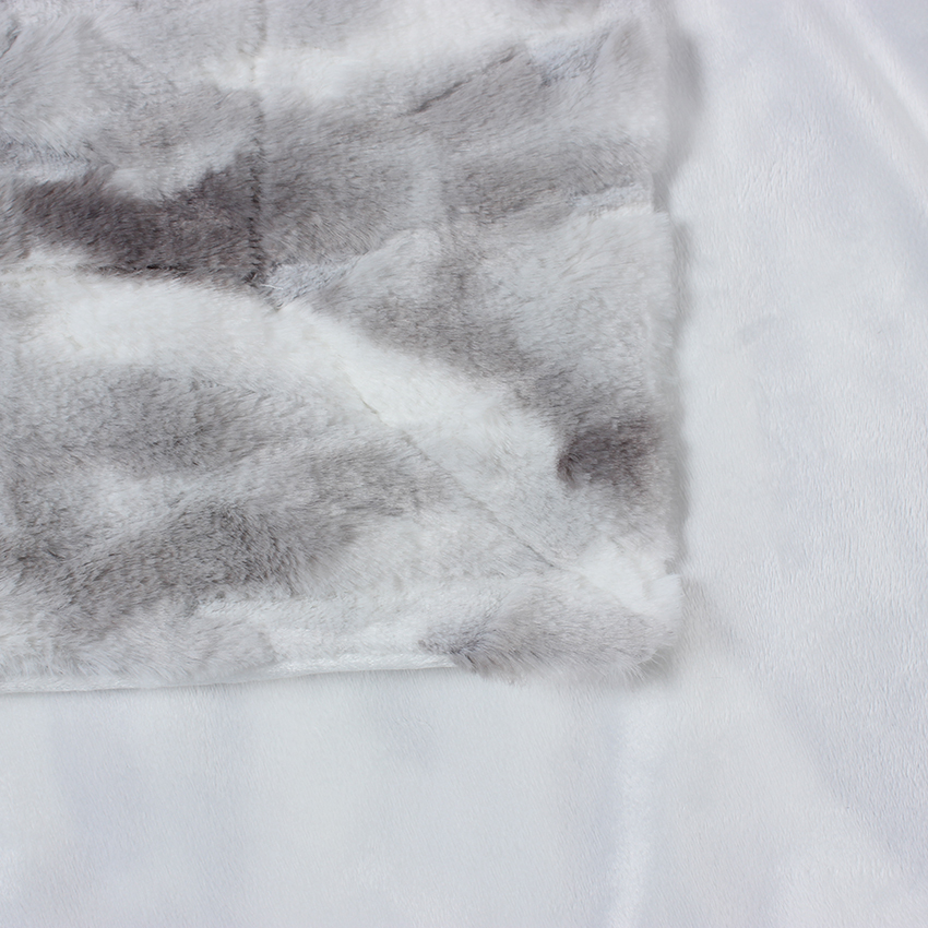 Rabbit fur blanket