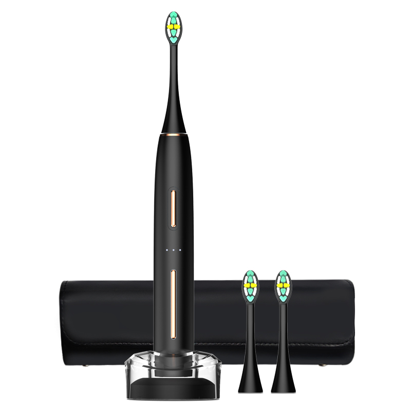 Sonic toothbrush with pressure sensor