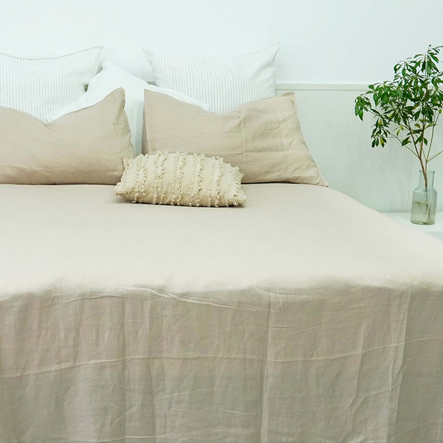 100% French Flax Linen beddig set