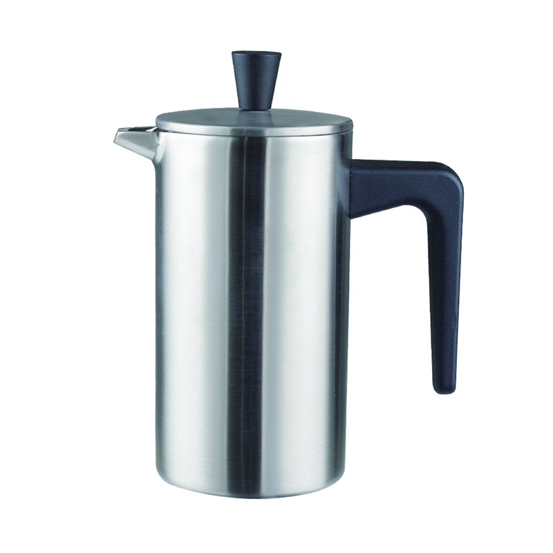 Stainless steel double wall insulated coffee maker french press coffee plunger cafetiere
