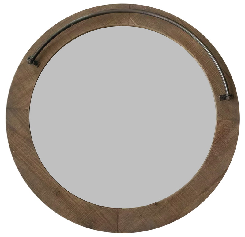 Wooden framed mirror