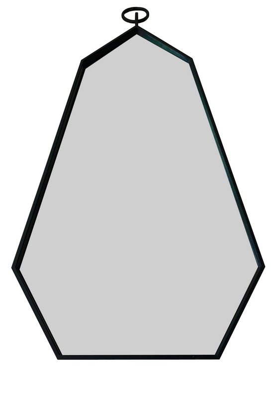 metal framed mirror